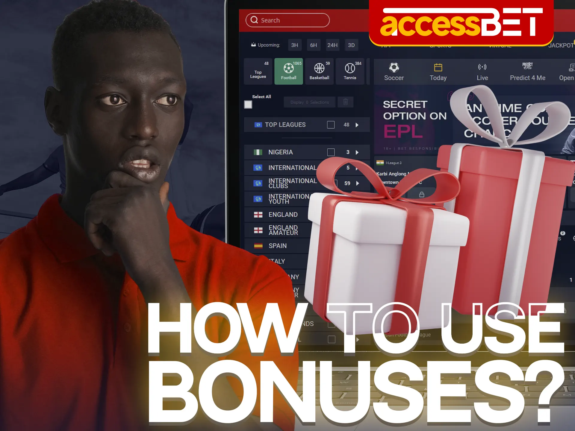 The Accessbet bonuses you receive can be used to increase chances of winning or to test new betting strategies.