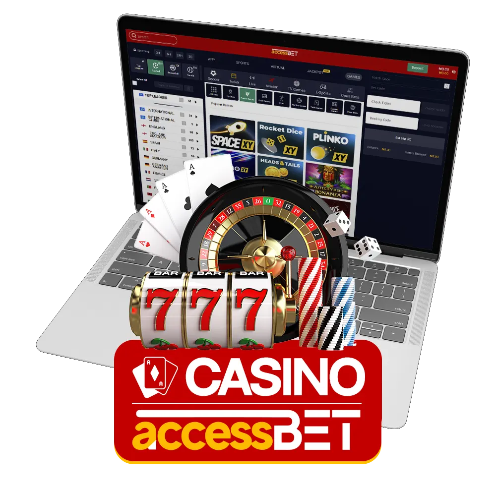 Play over 2000 casino games at Accessbet and win real money.