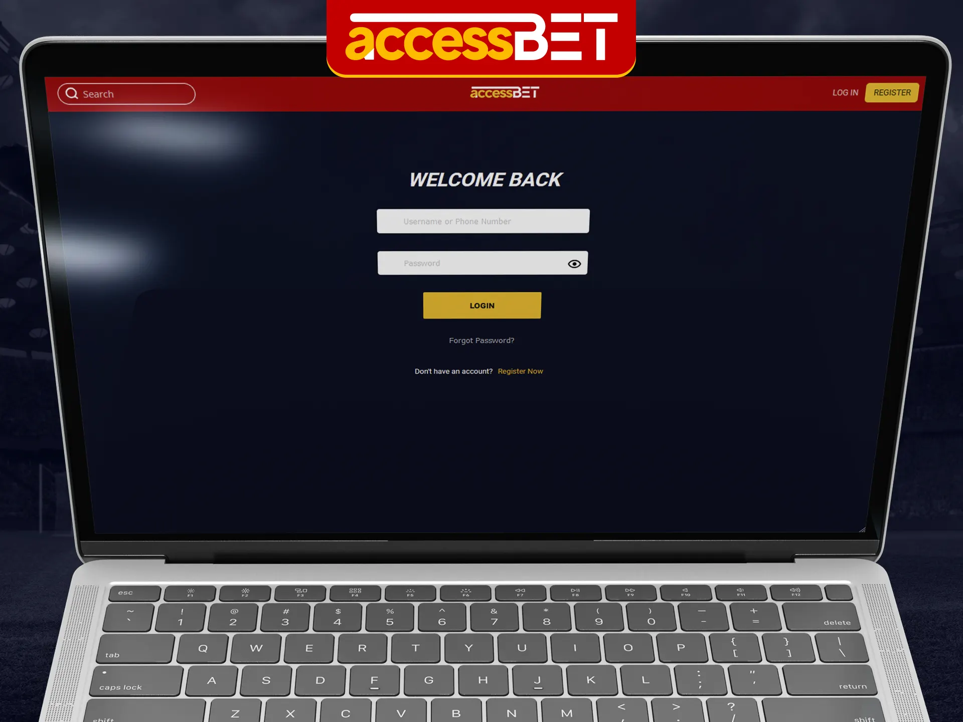 Log in and start winning with the Accessbet.