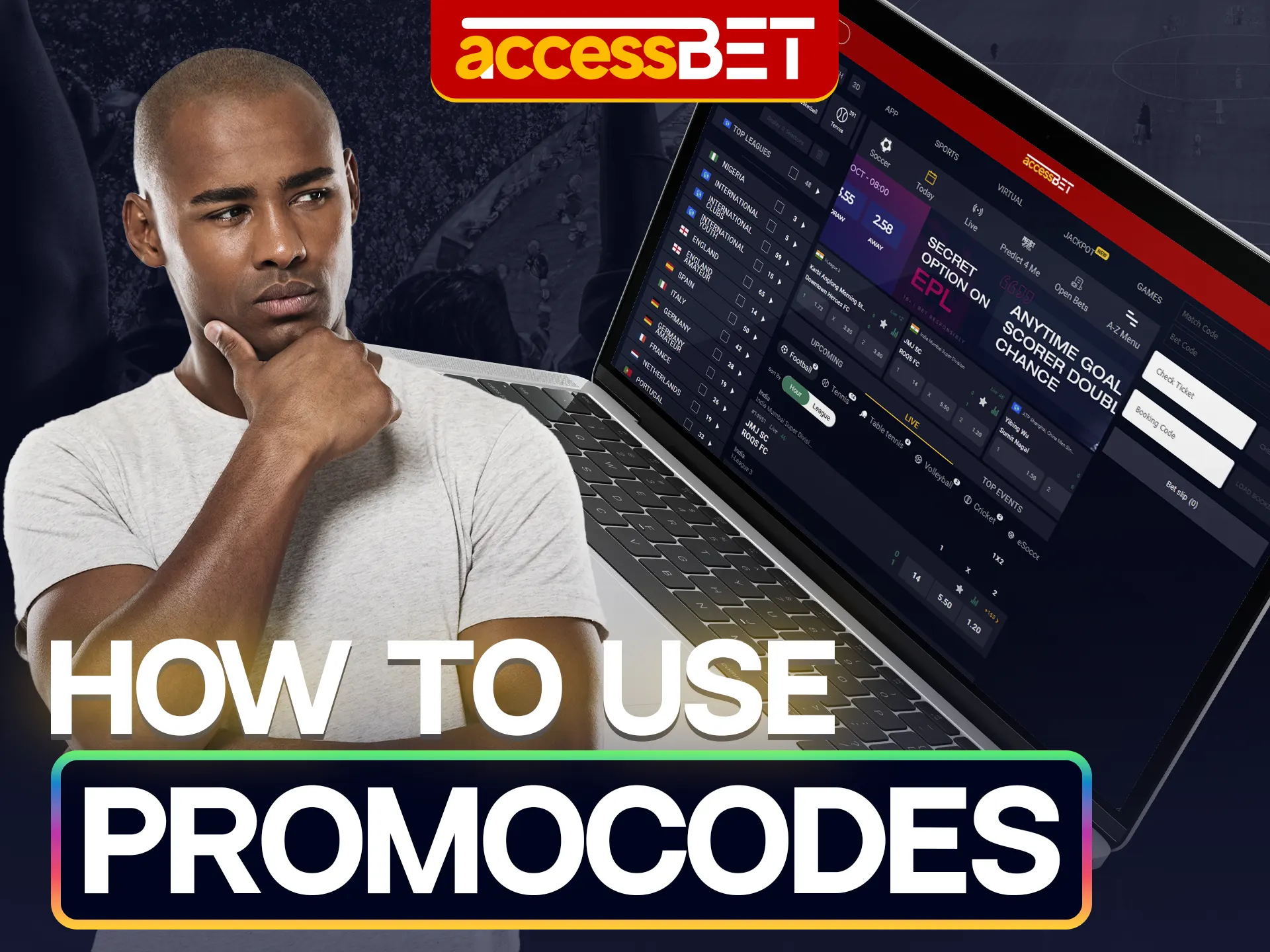 Both new players and registered players can use AccessBet promo codes.