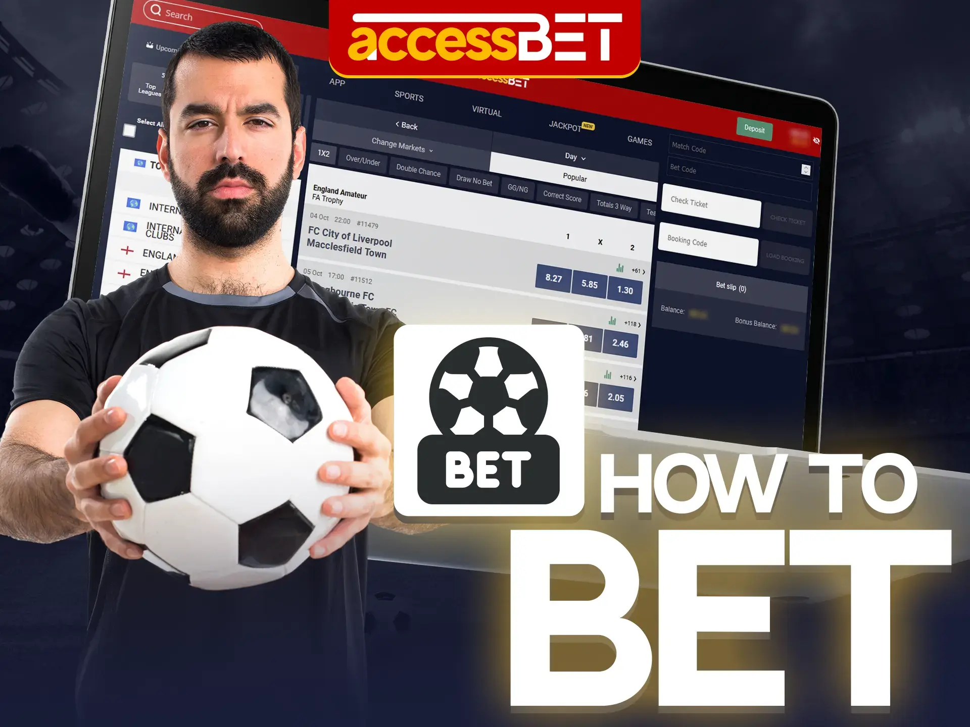 Identify your favourable match and make a prediction on your favourite team at AccessBet.