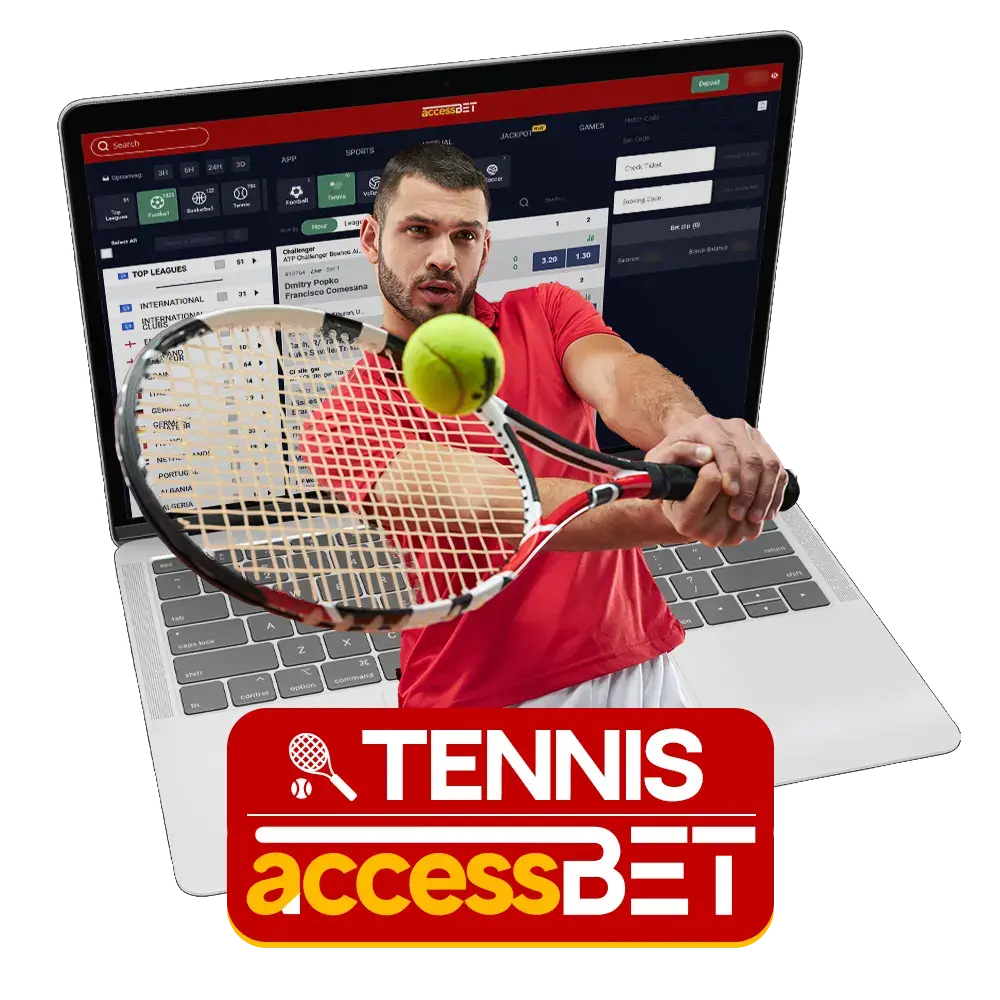 Show your skills when betting on tennis at AccessBet bookmaker.