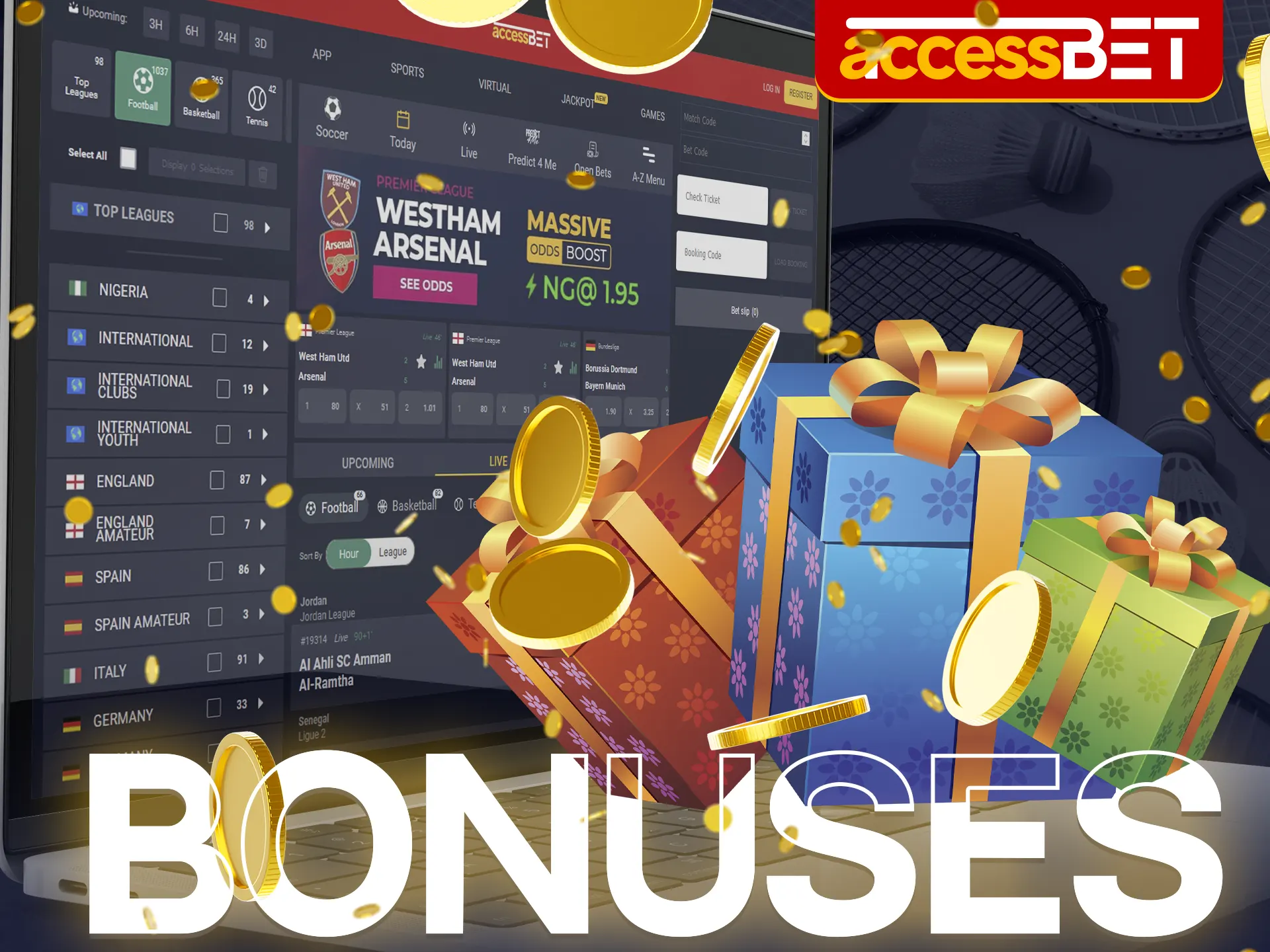 Familiarize yourself with Accessbet's bonus requirements.